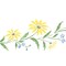 Daisy Wall Stencil | 1306 by Designer Stencils | Floral Stencils |